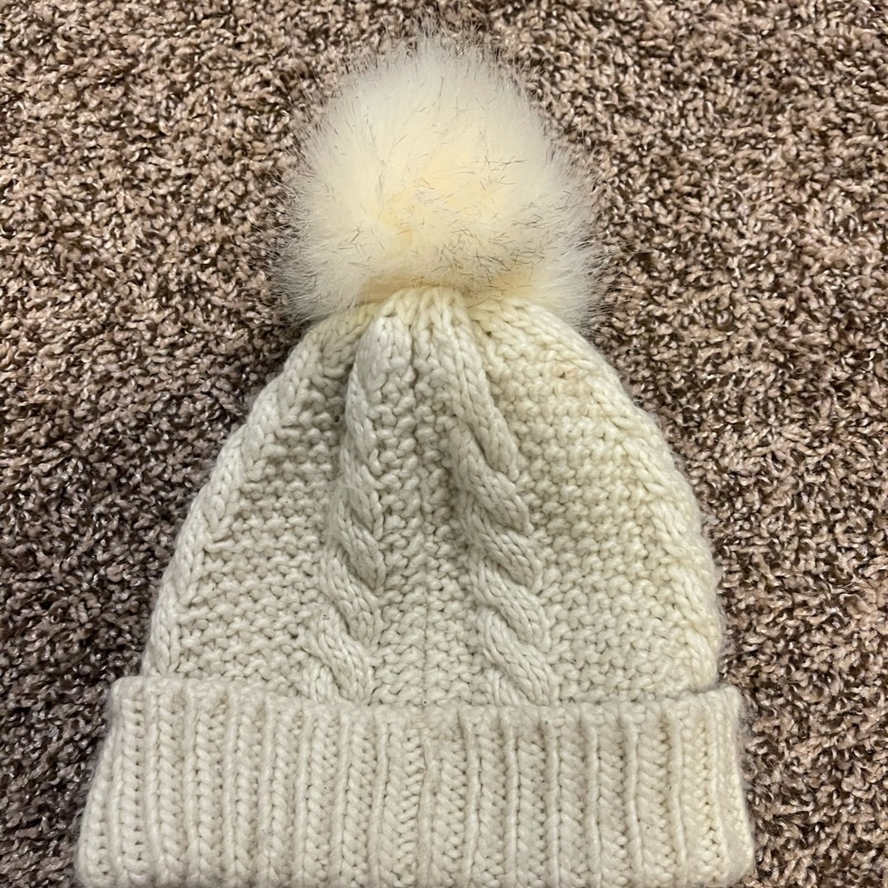 Tan beanie